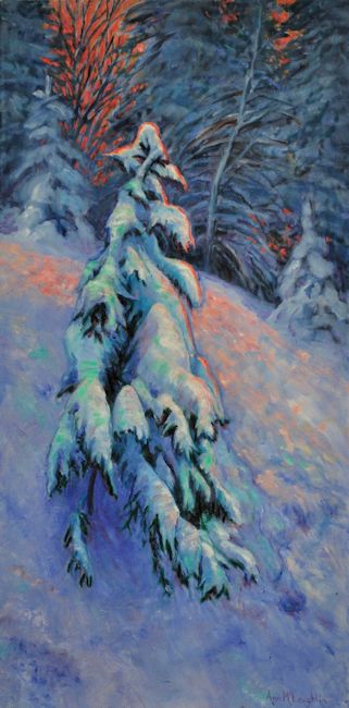 Winter Cloak, Oil Painting by Ann McLaughlin